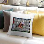 Classic 'BBC Test Card' Soft Ultra-Soft Texture Throw Pillow