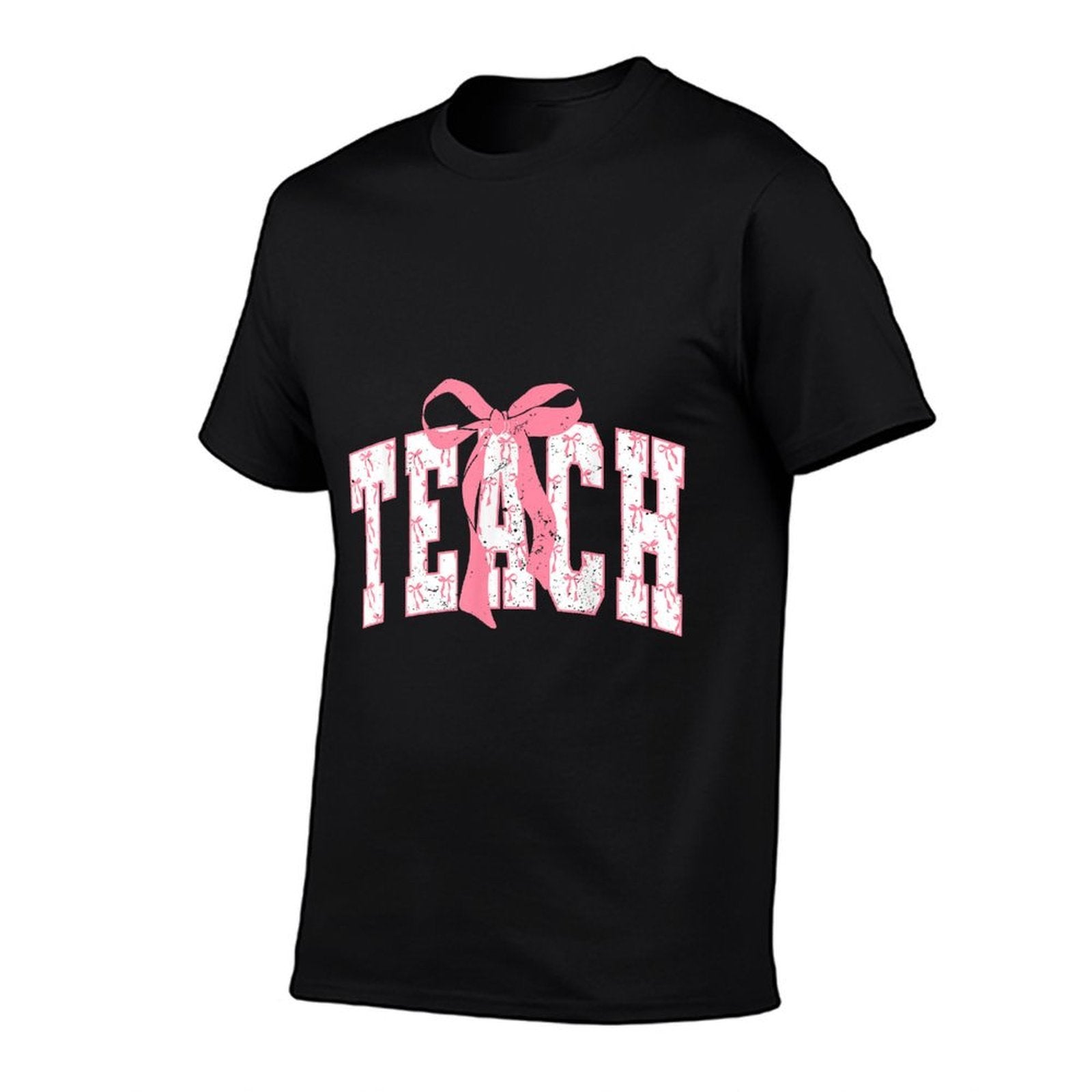 Teach Coquette Bow Teacher Happy First Day Back To School  Durable T-Shirt