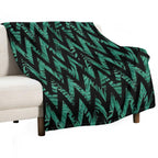 Palm Leaves Zig Zag Line 2 All-season Throw Blanket