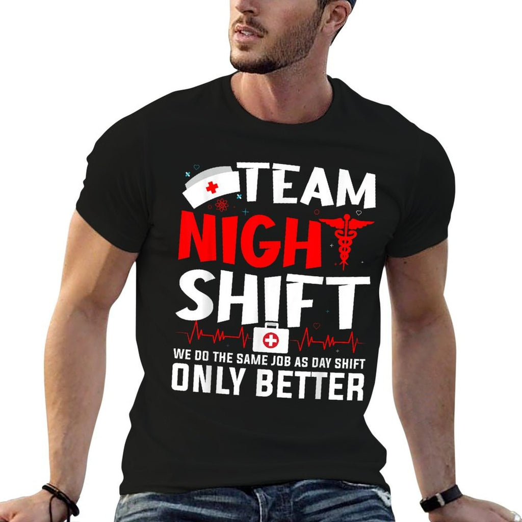 Team Night Shift - Nurse Appreciation - Night Shift Nurse  Breathable T-Shirt