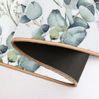 Miniature Garden with Petals  Absorbent Bath Mat