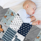 Horse Animal Plaid Versatility Throw Blanket