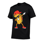 Dabbing Tacos Dab Cinco De Mayo Mexican Boys Toddlers Kids  Rolled Sleeves T-Shirt