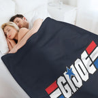 Gi Joe Logo Design Velvety-soft Throw Blanket