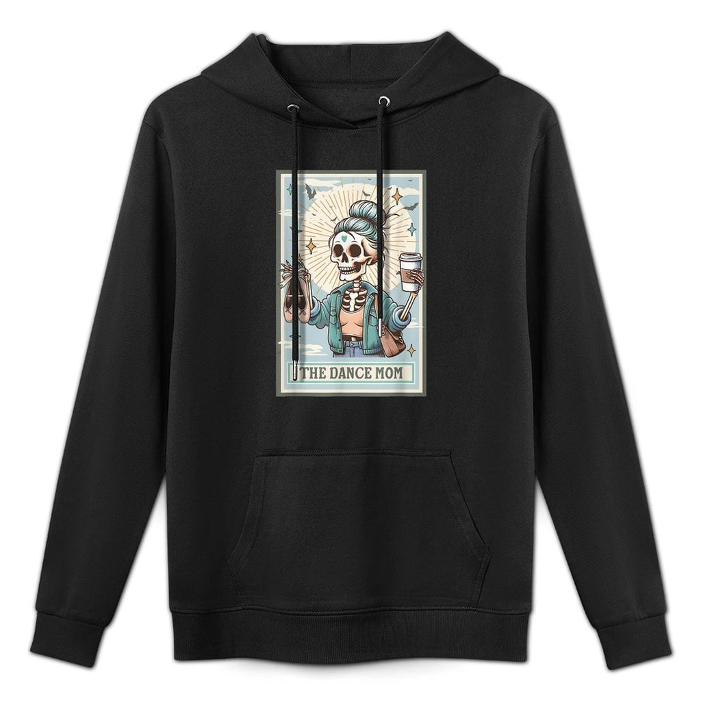 The Dance Mom Skeleton Tarot Card, Dance Mama Mother's Day Versatile Streetwear Hoodie