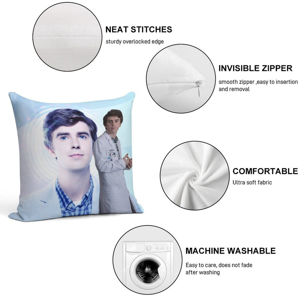 The Good Doctor - Shaun Murphy Soft Shrink-Resistant Throw Pillow