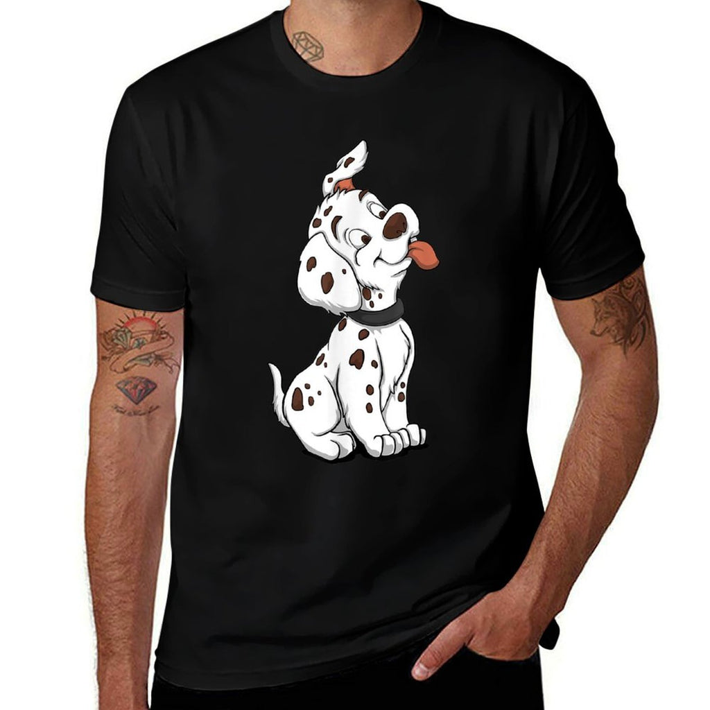 Cute Dalmatian Puppy Dog Can Hear You Men Women Girls Kids  Trendy Pattern T-Shirt