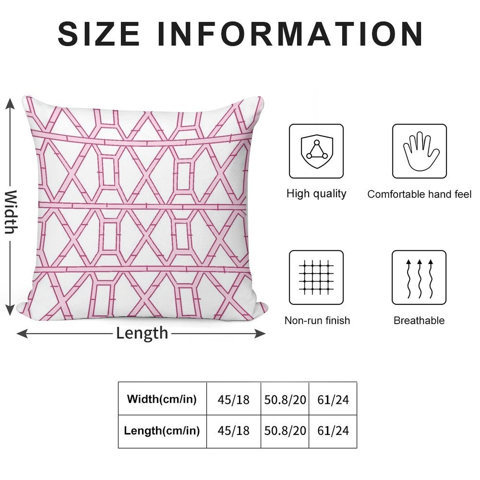 Pink Chinoiserie Pagoda Print Soft Anti-Pilling Throw Pillow