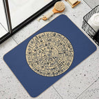 Distressed Phaistos Disk from Minoan Crete  Non-Slip Bath Mat