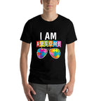 I Am Ausome Autistic Autism Awareness Puzzle Sunglasses Kids Comfortable T-Shirt
