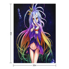 Shiro No Game No Life Drawing For Otaku Wrinkle-free Throw Blanket