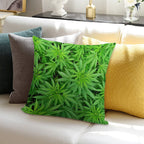 Marijuana Cannabis Weed Pot Plants Soft Multiple Sizes Throw Pillow