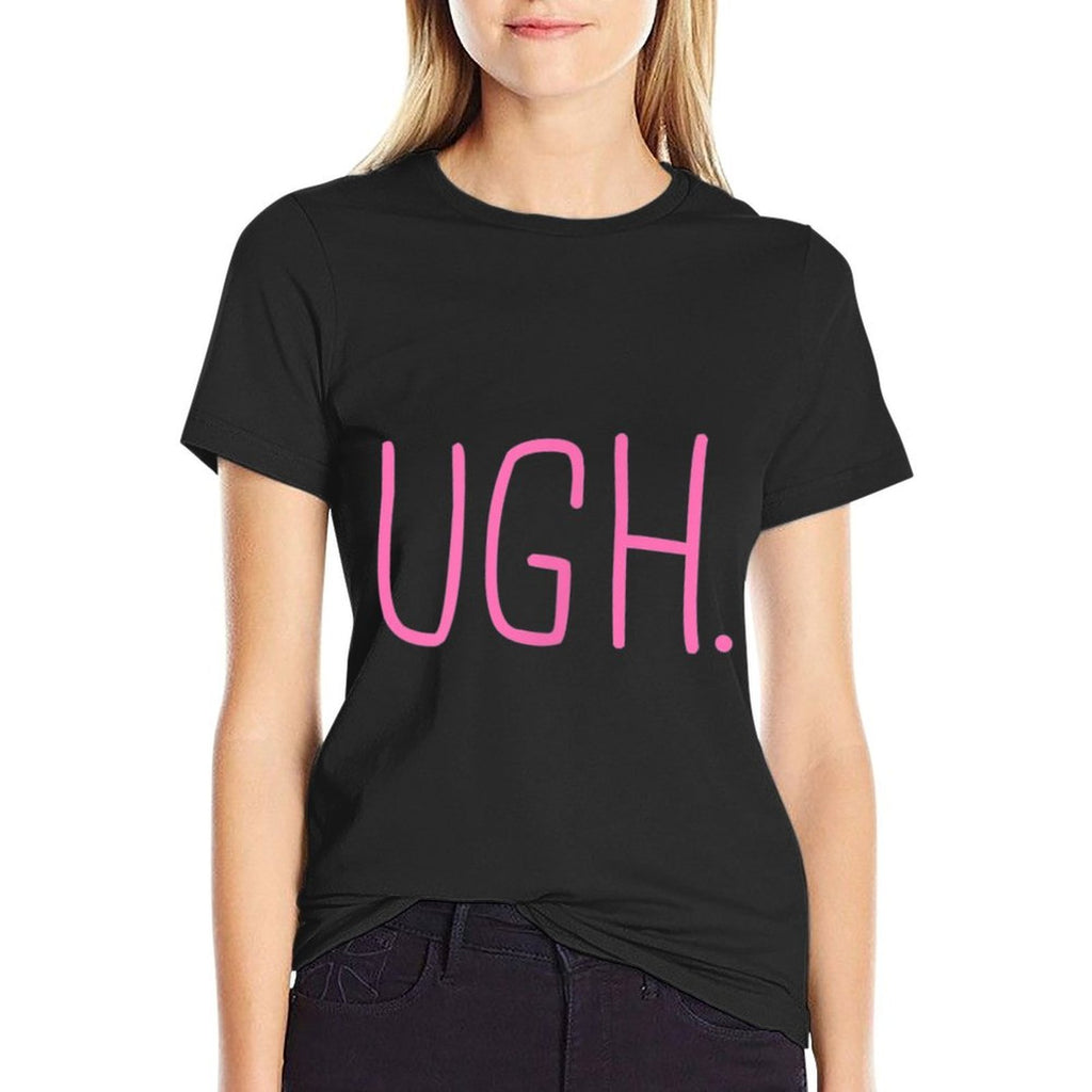 UGH Funny Saying Meme Not A People Person Quote Gift  Stretchy T-Shirt