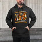 Are You Fall-O-Ween Jesus Matthew 419 Halloween Christian Adjustable Hood Hoodie