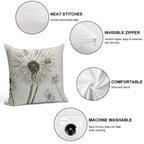 Pusteblume Soft Reinforced Edging Throw Pillow