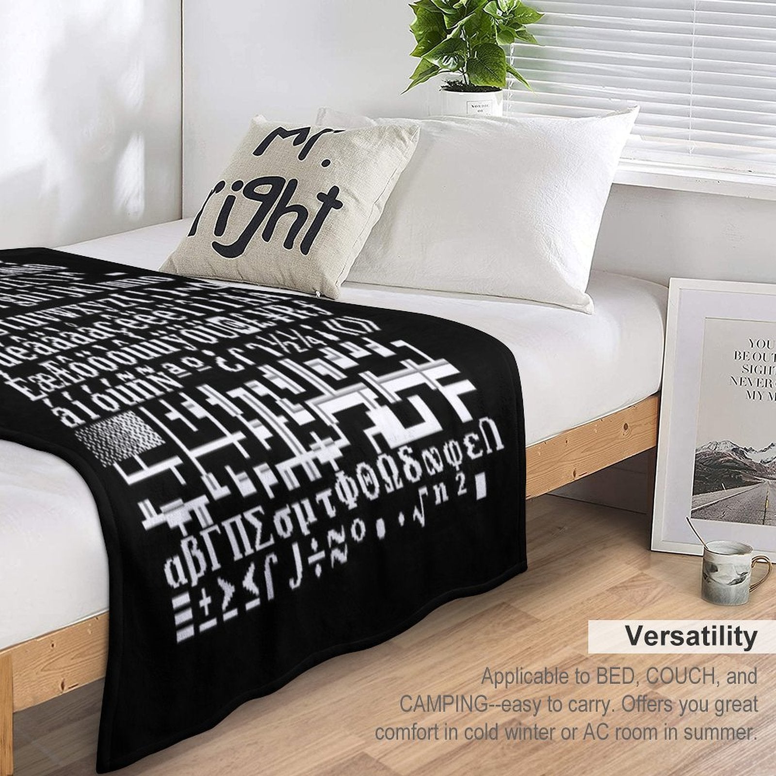 Dwarf Fortress Tile Set FnordSet Multi-functional Throw Blanket