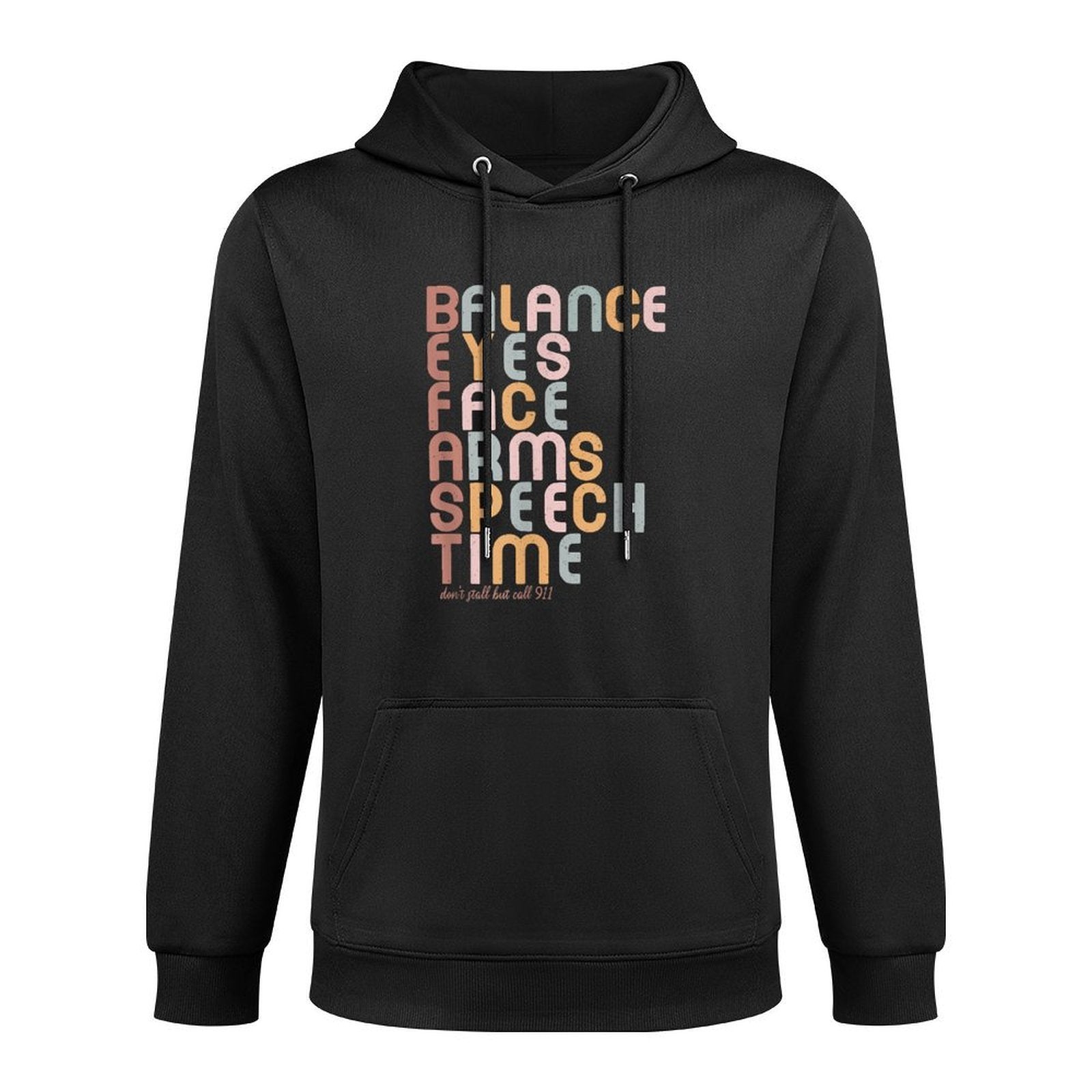 Stroke Awareness Month Red Ribbon Neuro Nurse Stroke Survivo Kangaroo Pocket Hoodie