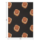 Beans On Toast Baked Beans Classic British Food Sustainable Throw Blanket