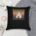Hamilton King-George Chorus Da Da Da Dat Da Vintage Soft Skin-Friendly Throw Pillow