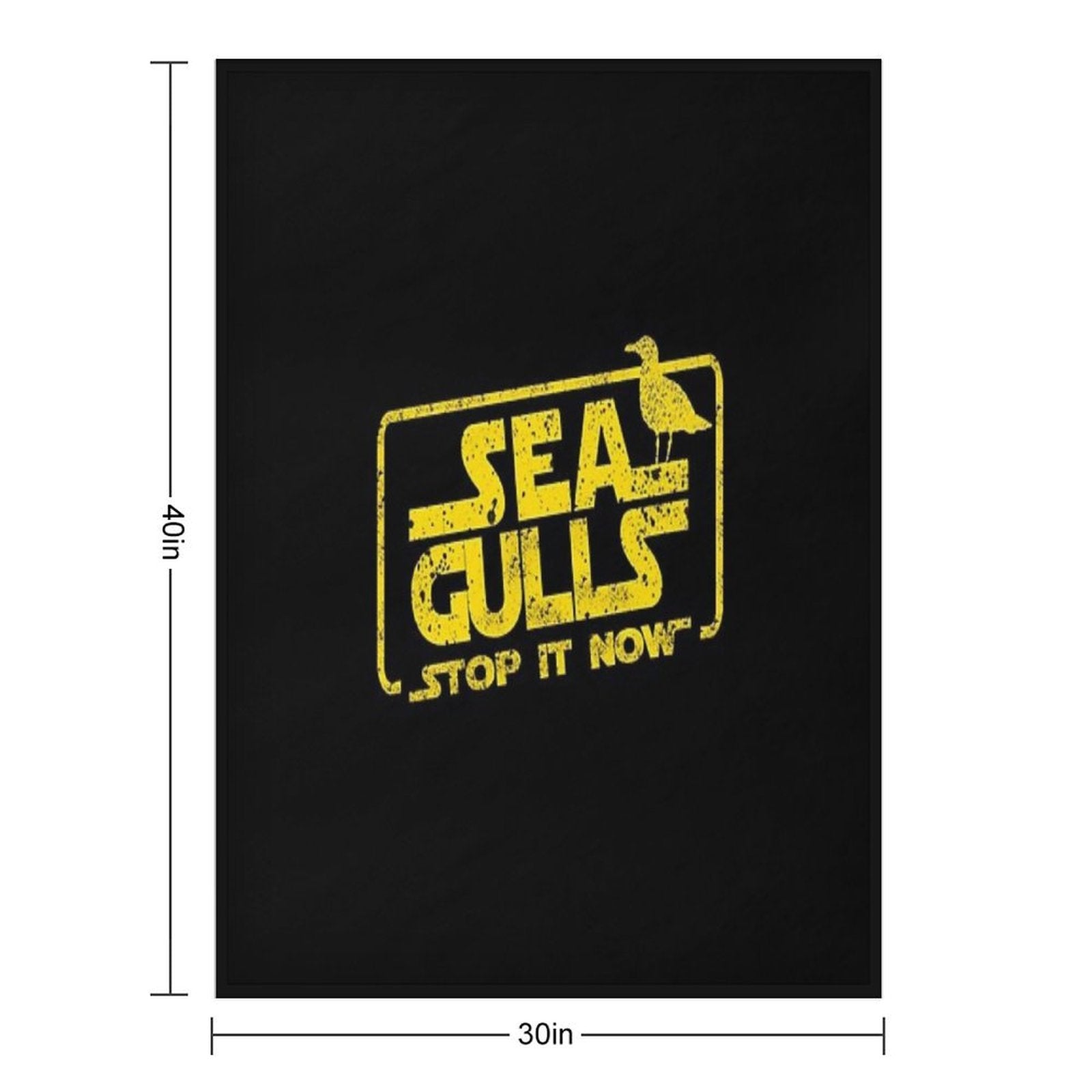 Seagulls Versatility Throw Blanket