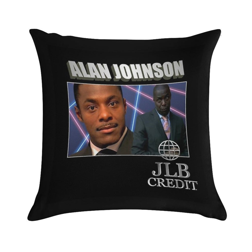 Peep Show  Alan Johnson  90s Tribute T-Shirt Soft Hidden Zipper Throw Pillow