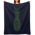 Psych Pineapple Gus Nicknames Travel-friendly Throw Blanket