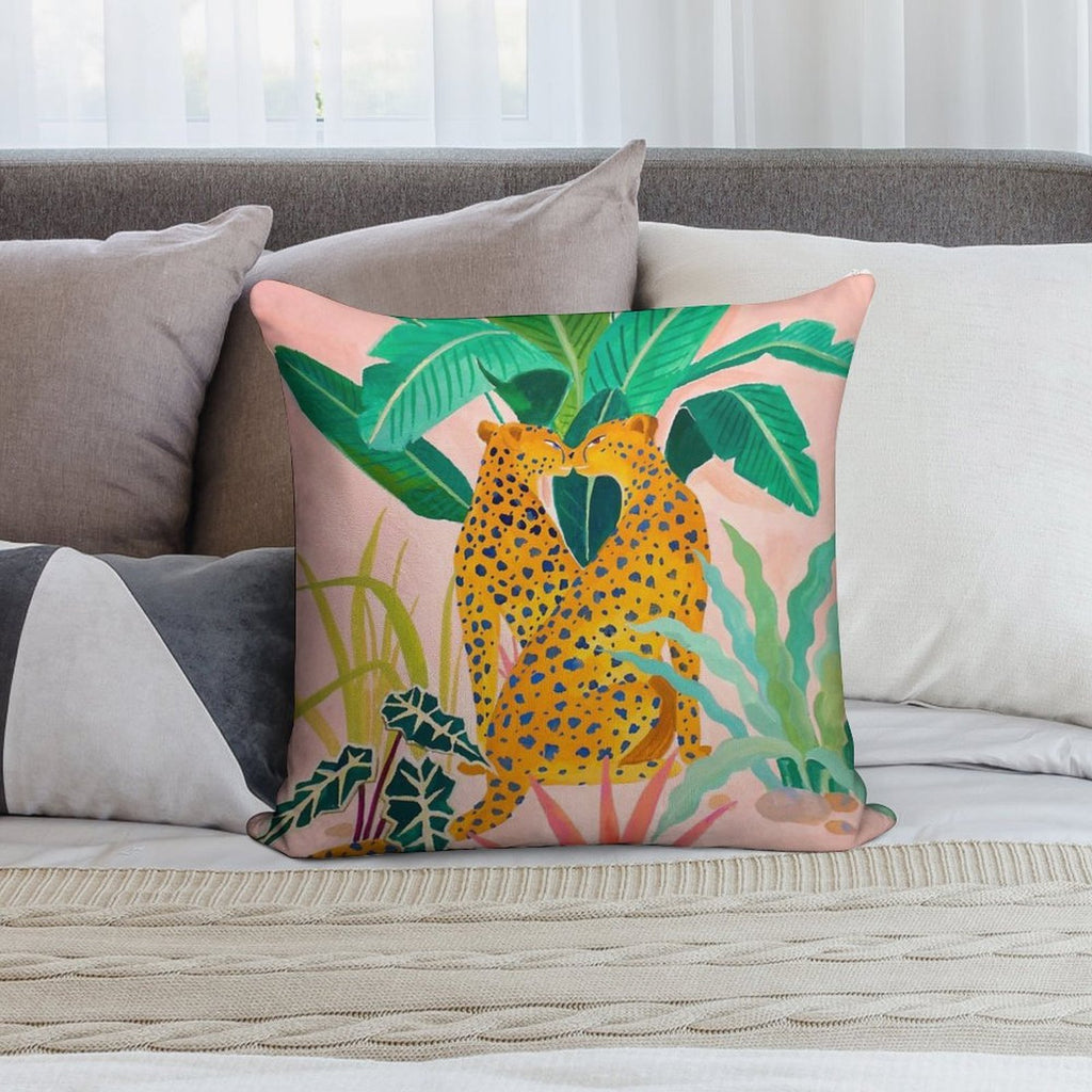 Cheetah Crush Soft Anti-Pilling Throw Pillow