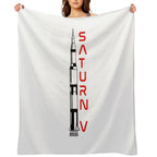 Saturn V Apollo NASA Rocket Comfort Throw Blanket