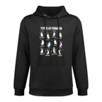 Penguins Types Penguin Lovers Gifts Men Women Kids Boys Girl Unisex Design Hoodie