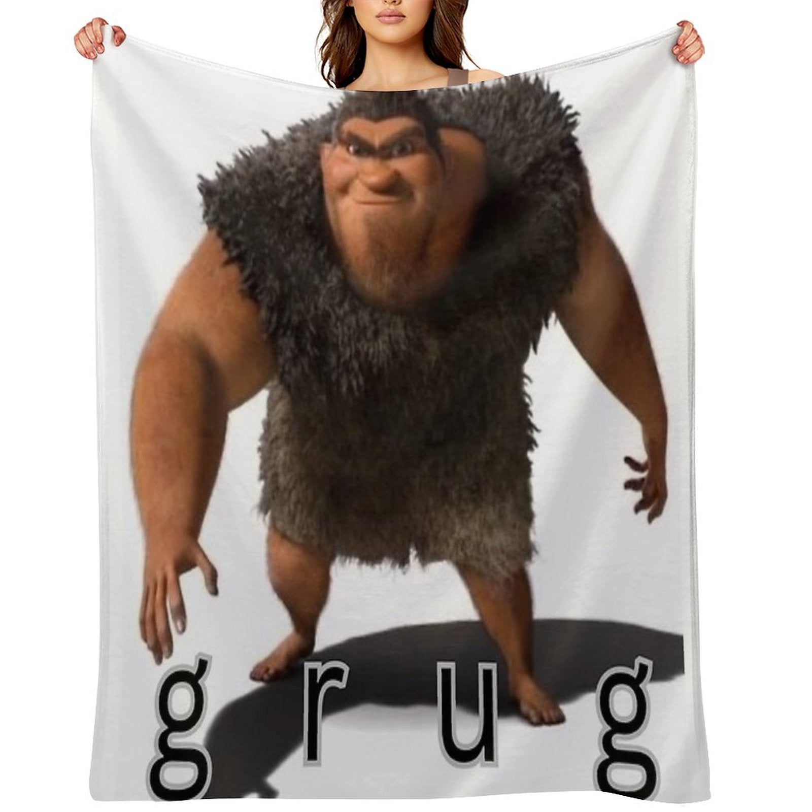 I Call It Grug Travel-friendly Throw Blanket