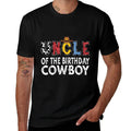 Uncle 1st Birthday Cowboy Western Uncle Birthday Boy  Quick-drying T-Shirt