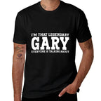 Gary Personal Name Funny Gary  Slim-fit Cut T-Shirt