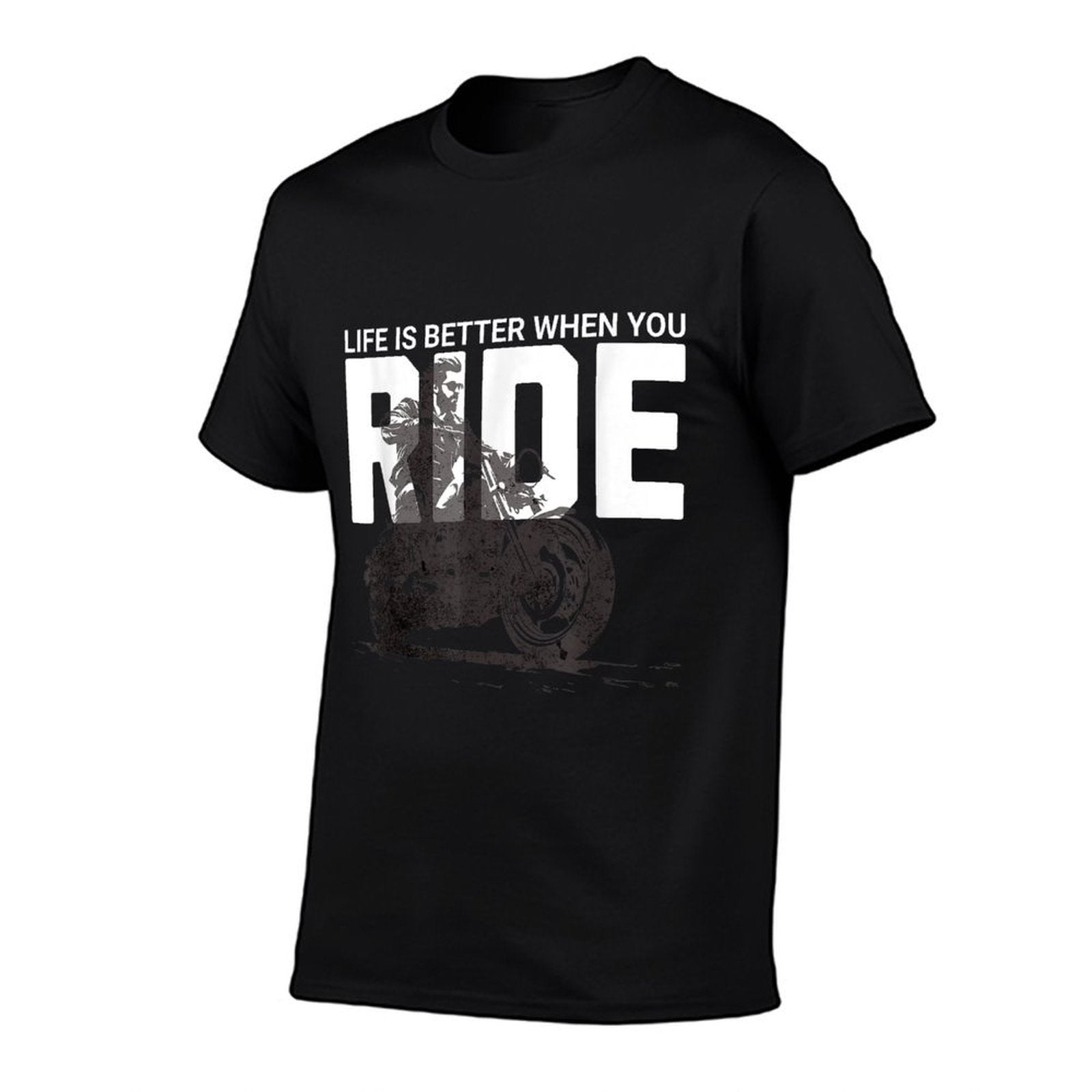 Life Is Better When You Ride Cool Motorcycle Biker Men Boys  Odor-resistant T-Shirt
