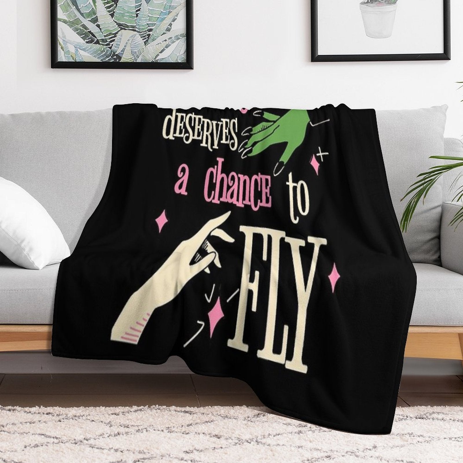 Wicked Eco-conscious Throw Blanket