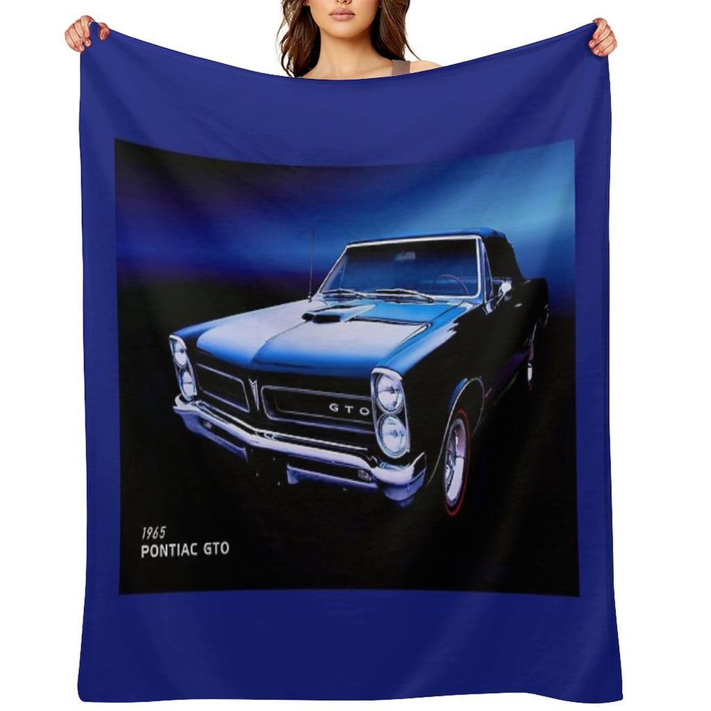 Pontiac GTO 1965 Machine-washable Throw Blanket