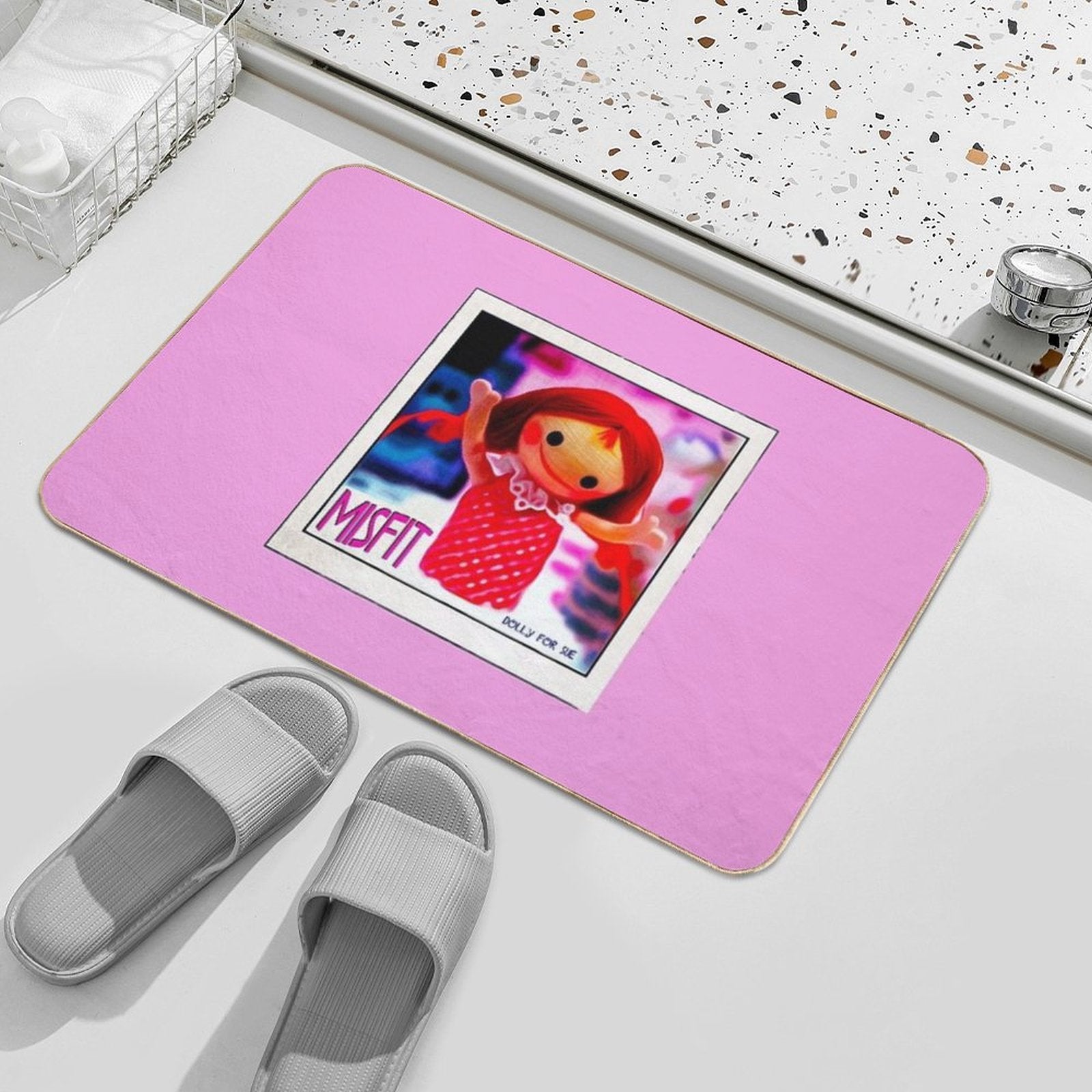 Dolly For Sue • Rudolph's Misfit Toys  Long-Lasting Bath Mat