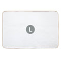 NYC L Train Subway Logo  Toxin-Free Bath Mat