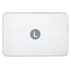 NYC L Train Subway Logo  Toxin-Free Bath Mat
