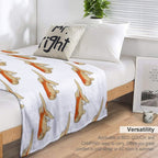 Mirrorscale Comet Goldfish - Vintage Japanese Style Kingyo Compact Throw Blanket