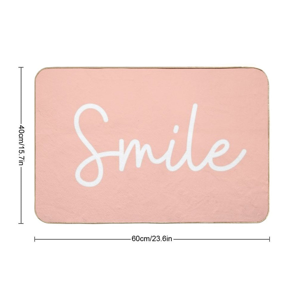 Smile  Repositionable Bath Mat