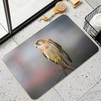Nankeen Kestrel Contemplations - Bird  Easy To Clean Bath Mat