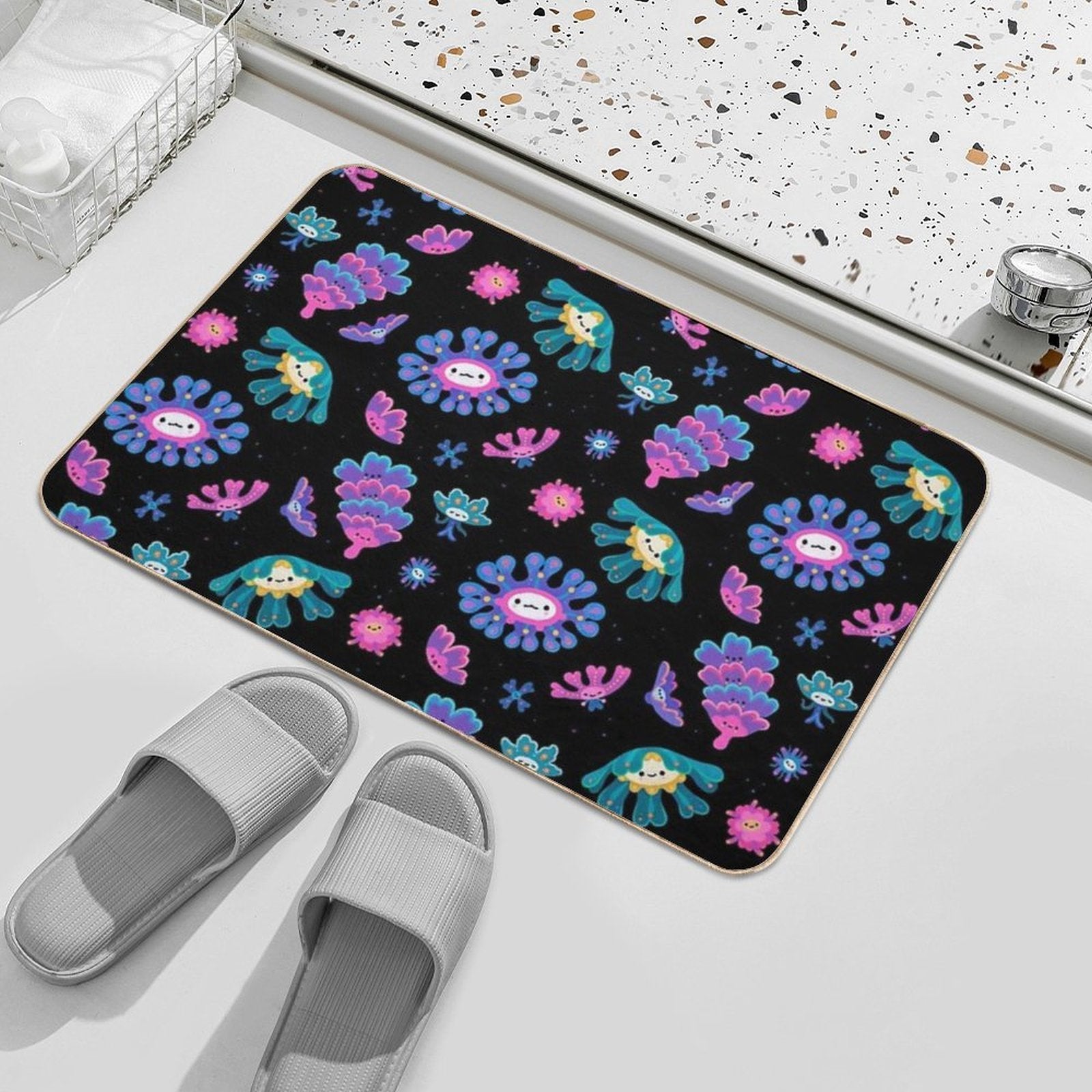 Ephyra  Fade-Resistant Bath Mat