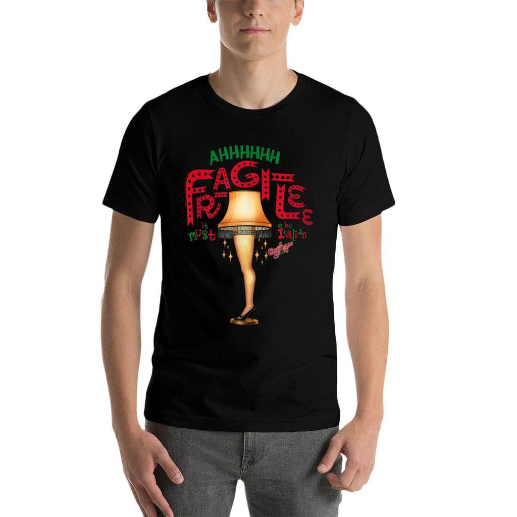 A Christmas Story Ahh Fragilee Leg Lamp Funny Holiday  Summer-ready Fabric T-Shirt