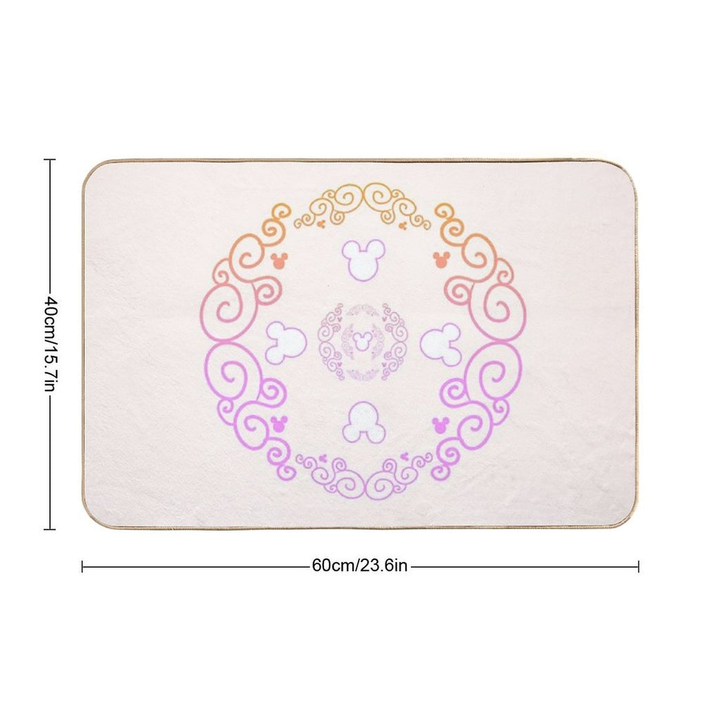 Mickey Mandala  Odorless Bath Mat