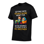 Kids Promoted to Big Brother 2025 Funny Tractor Boys Big Brother  Quick-drying T-Shirt