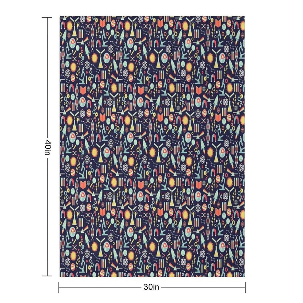Science Studies Durable Throw Blanket