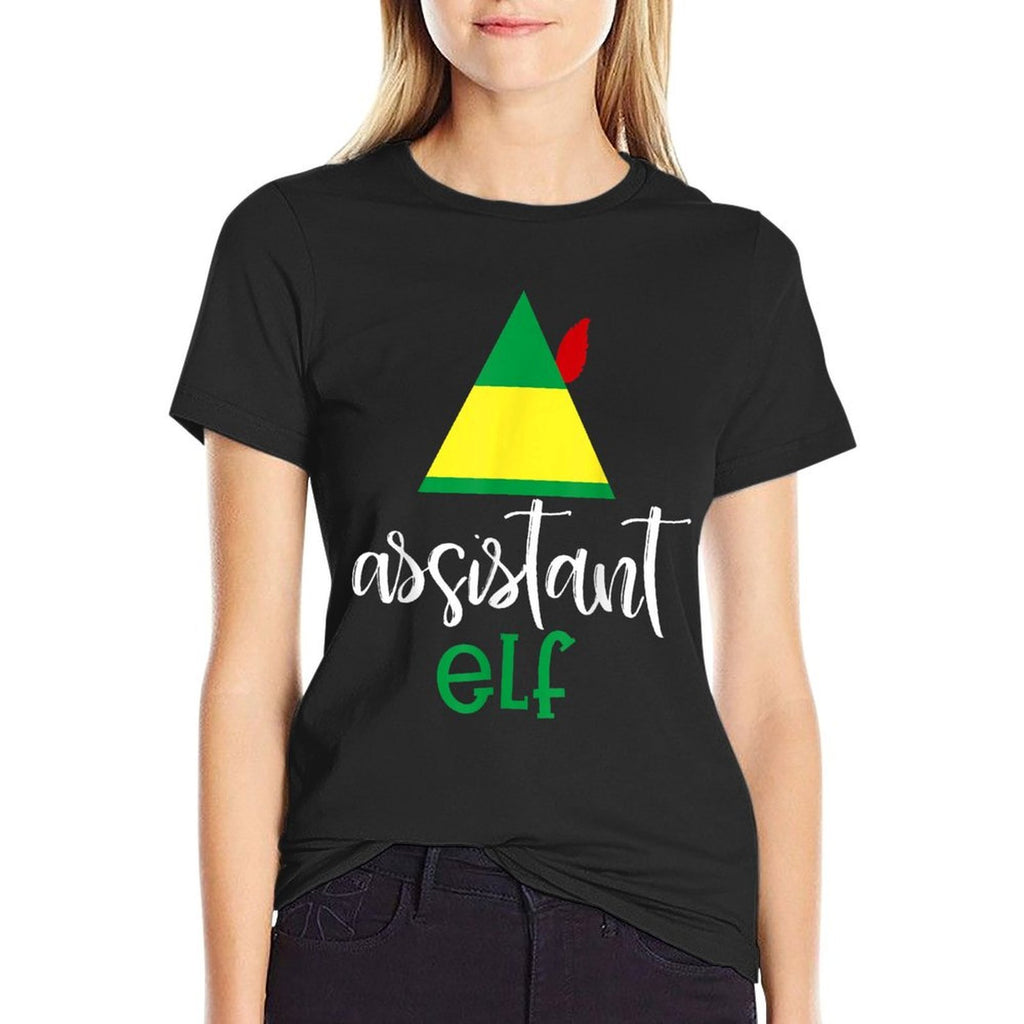 Assistant Elf Funny Christmas Secretary Work Group  Soft T-Shirt