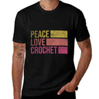 Funny Crochet. Crocheting Tshirt Gift for Crocheter  Trendy Pattern T-Shirt