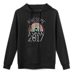 Awesome Since 2017 8th Birthday Rainbow Gifts Born In 2017 Unisex Design Hoodie