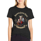 Funny Vintage Krampus Sleigh Rides Spooky Christmas Season  Graphic-printed T-Shirt